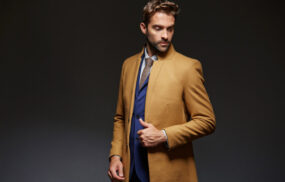Men's Brown Long Coat