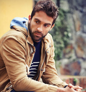 Men's Brown Hoodie Jacket