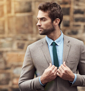 Men's Light Brown Suit